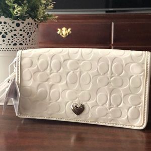 Coach white Wallet